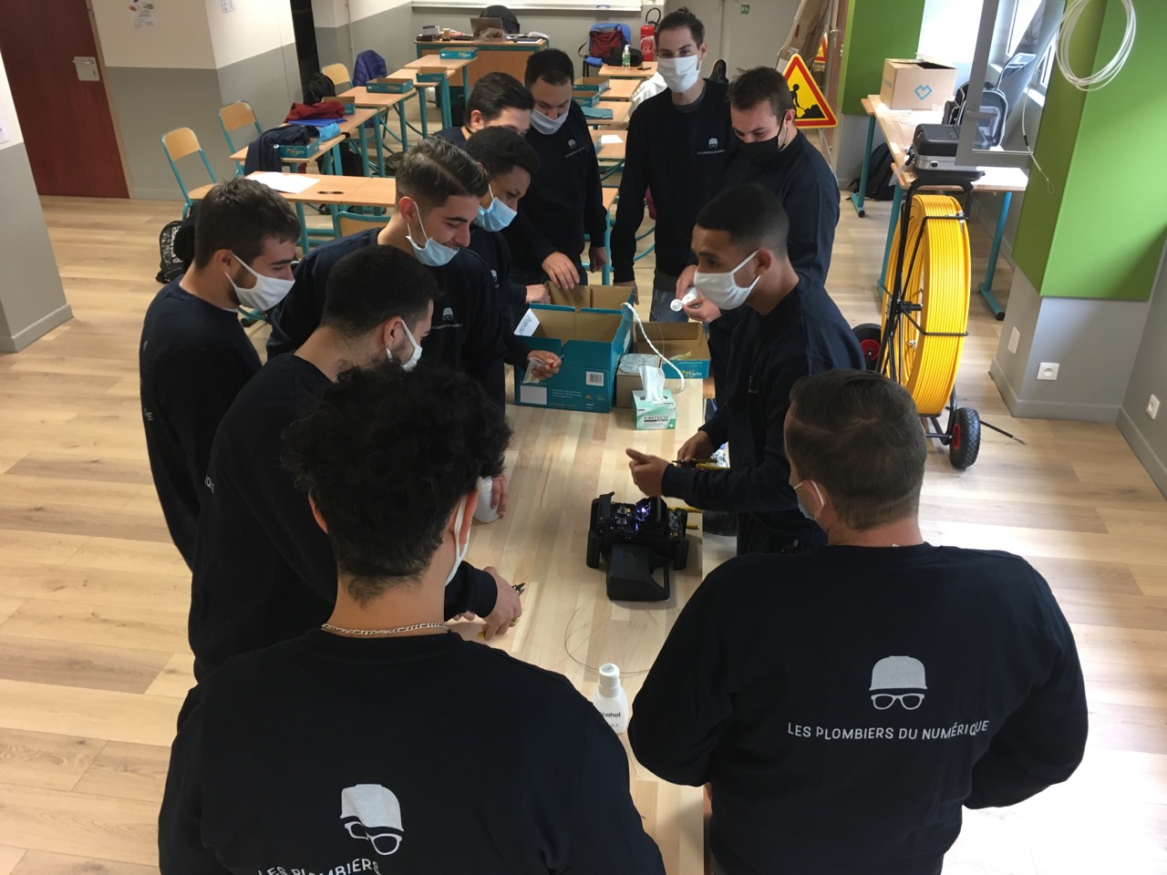 Perpignan fibre nov 2020 1 Formation sur plateau technique
