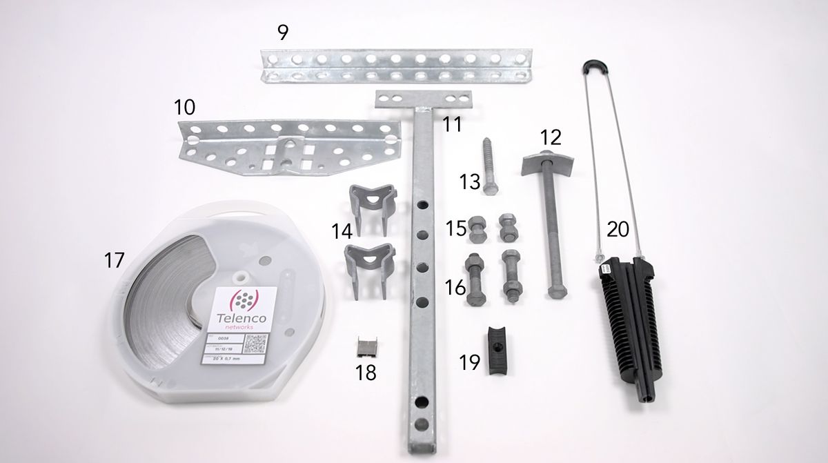 1-2 Déploiement aérien sur console traverse en appui d’extrémité