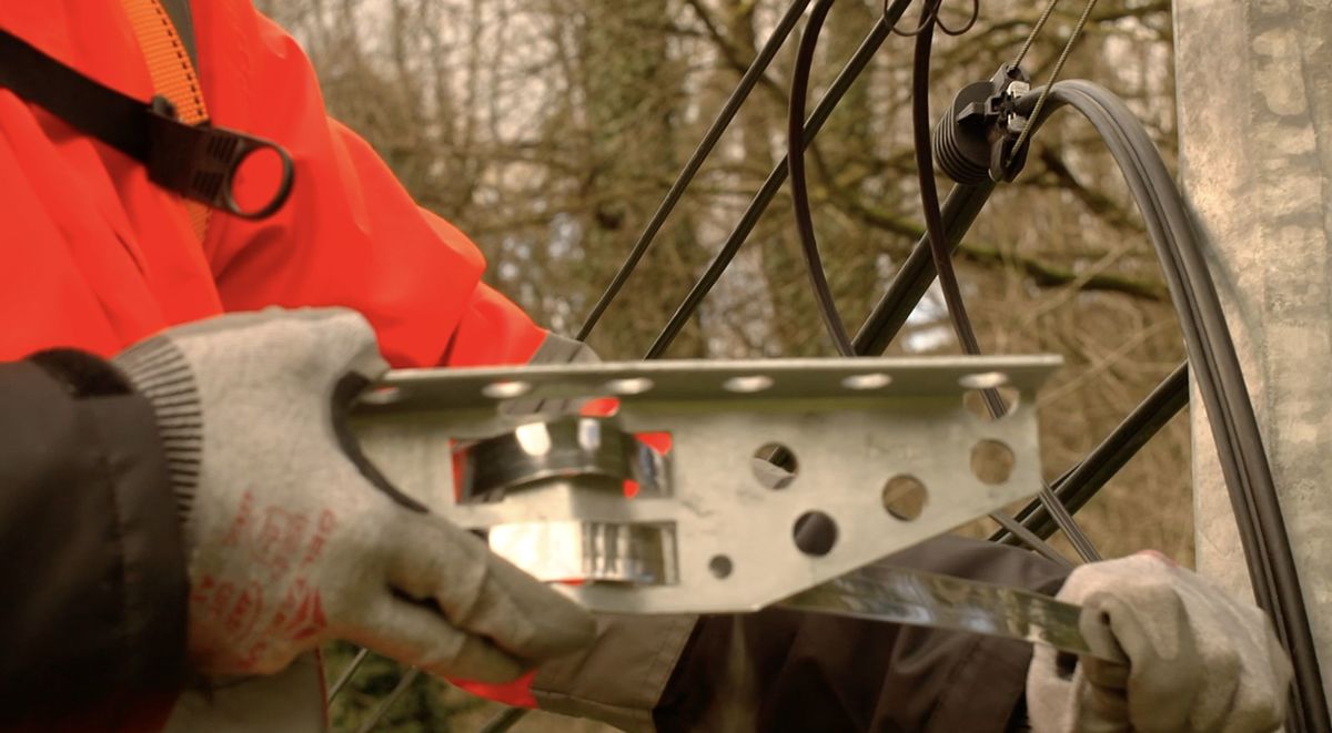 3-3 Déploiement aérien sur console traverse en appui d’extrémité