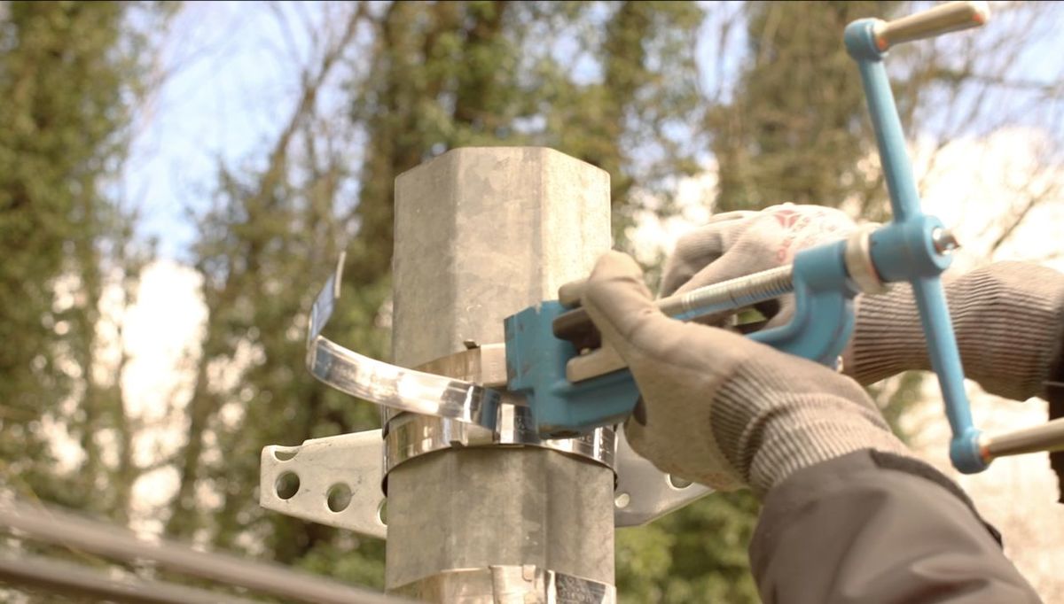 4-4 Déploiement aérien sur console traverse en appui d’extrémité