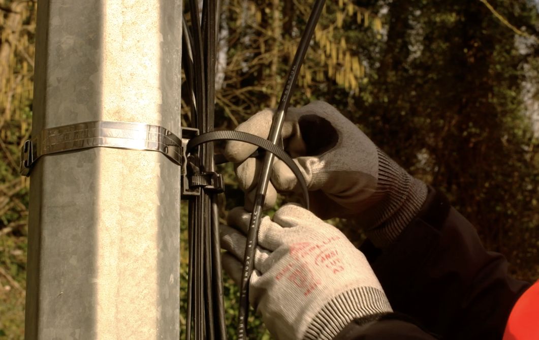 6-2 Déploiement aérien sur console traverse en appui d’extrémité